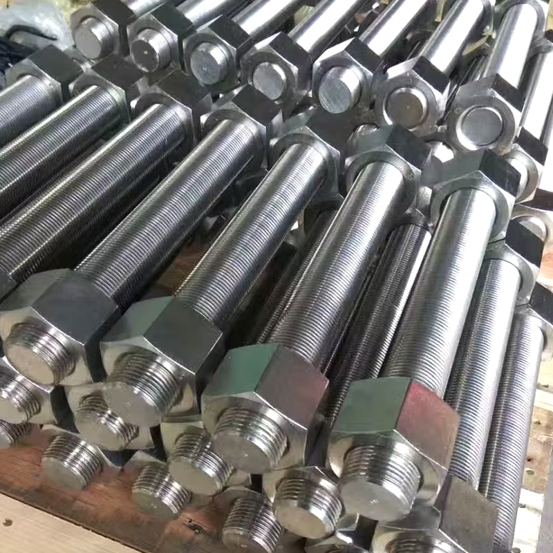 M27*300 PTFE ブルー/ダクロメット コーティング ASTM A320 L7 全ねじロッド